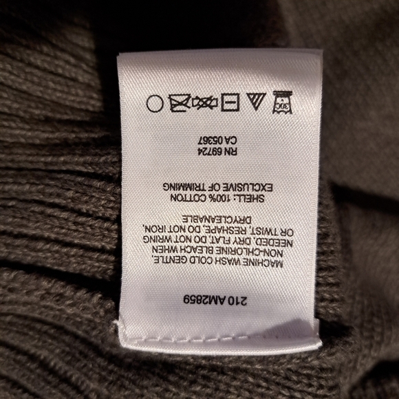 Columbia men's XXL Olive green 100% Cotton sweater, beautiful condition - Picture 4 of 7